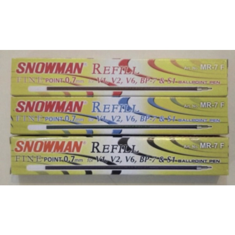 

REFIL PULPEN BALLPOINT SNOWMAN V1,V2,V6,BP-7 and S1