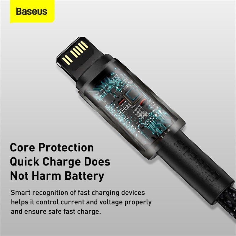 KABEL DATA IPHONE 12 BASEUS FAST CHARGING CABLE PD 20W Tungsten