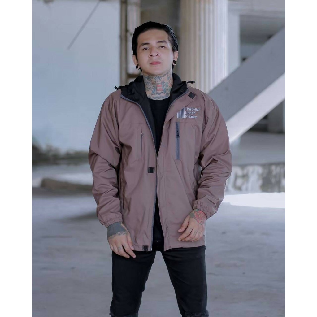 The Bojiel Pleasure - Jaket Outdoor Pria Jaket Parasut Jaket Outdoor Unisex Jaket Distro Jaket Gunung Moca