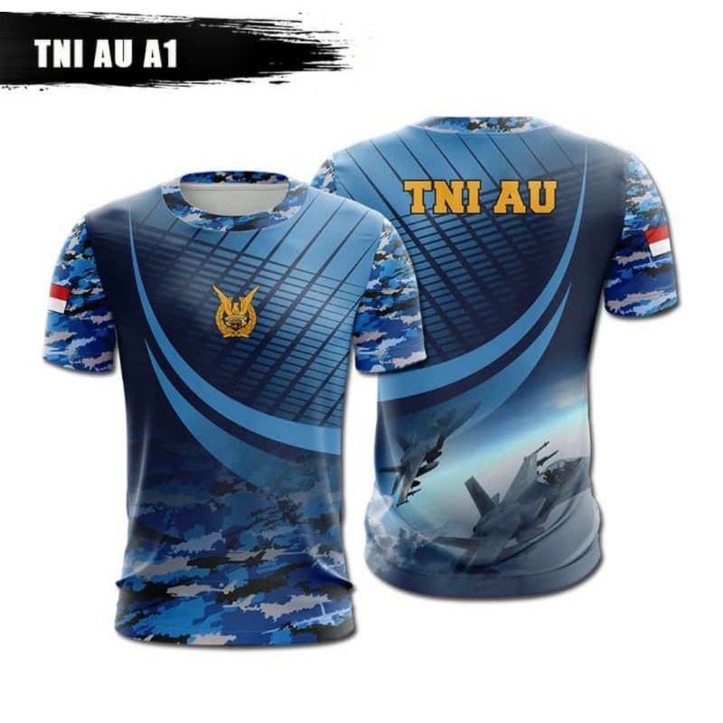 BAJU KAOS JERSEY TNI AU TACTICAL KEREN TERMURAH