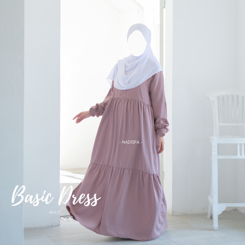 Basic Dress Adem dan Busui Friendly