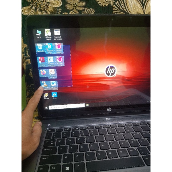 Laptop HP Elitebook Folio 1040 G2 core i7 ram 8gb ssd nvme 256gb touchcreen layar sentuh