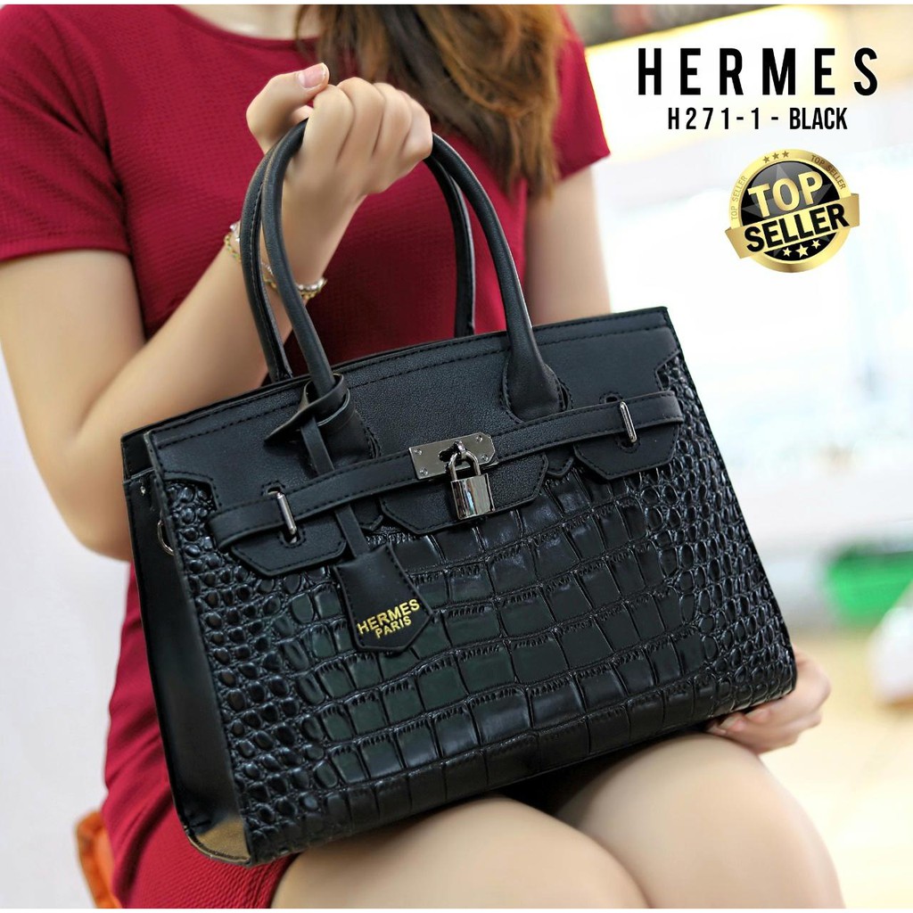 HANDBAG WANITA H271-1 #CROCO BAG