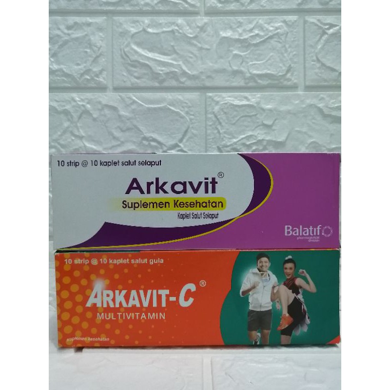ARKAVIT-C MULTIVITAMIN /ARKAVIT BIASA (ISI 100 Tablet)