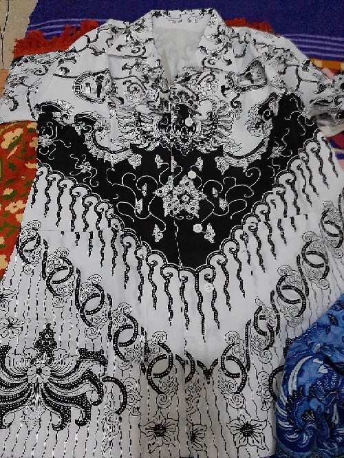 Kemeja Batik Pgri Wanita Berfuring Bahan Polyster By Tensa Yes