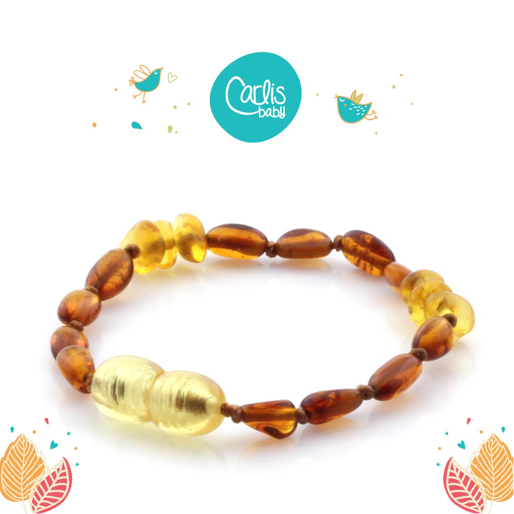 CE88 GELANG BALTIC AMBER TUMBUH GIGI BAYI BY CARLIS BABY