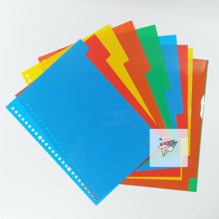 

Inter xFolder Index Divider A5 / 10 Tab - Pembatas Binder Note - 1 Set