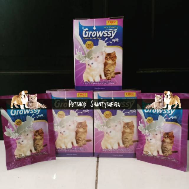 SUSU KUCING GROWSSY MILK CAT/DOG SACHET