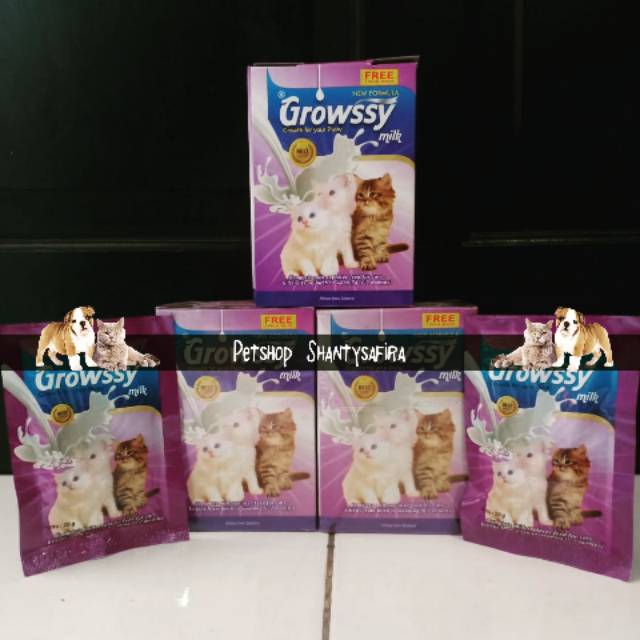 SUSU KUCING GROWSSY MILK CAT/DOG SACHET