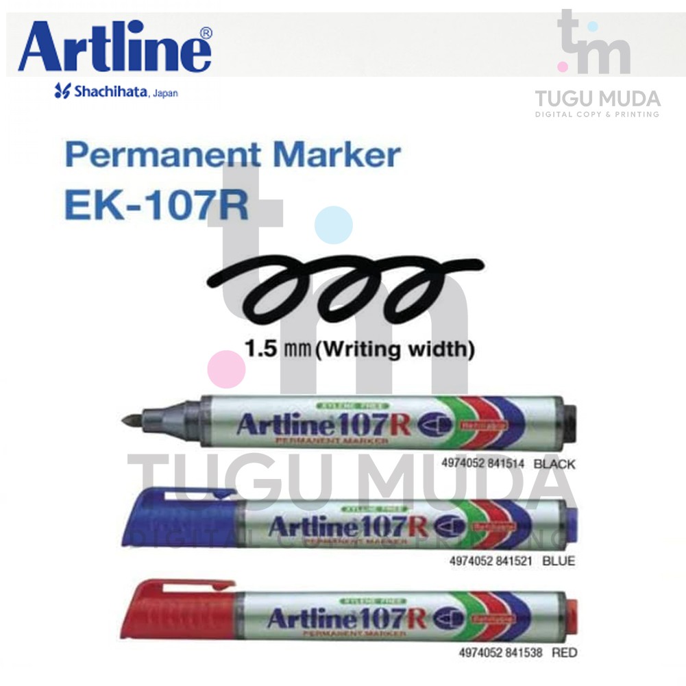 

ARTLINE Spidol Permanent Marker | EK-107R 1.5mm