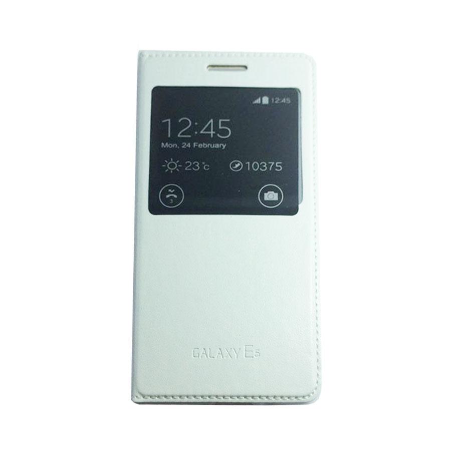 Aimi Ume Sarung Dompet Samsung Galaxy E5 Case / Casing / Flipcover