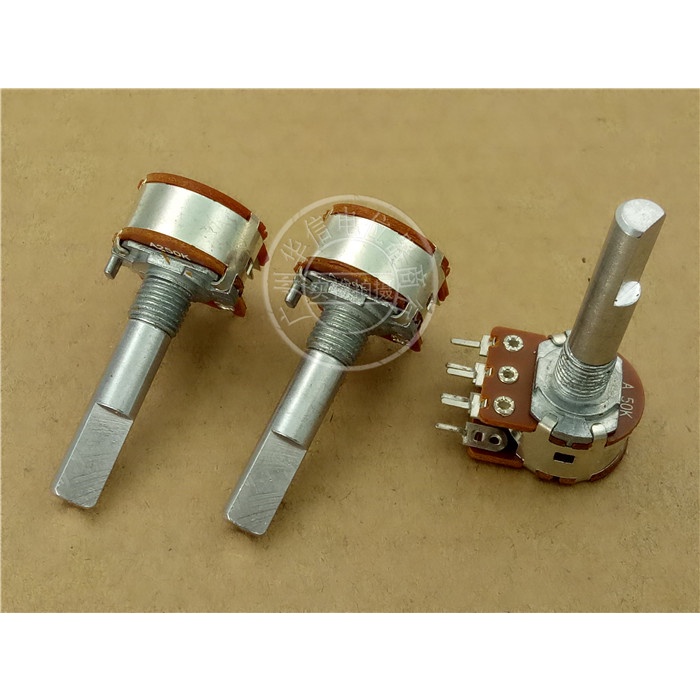 5pcs Potentiometer Dual 148 Tipe A10K A20K A50K A100K A250KA500K 30MMF Stepping