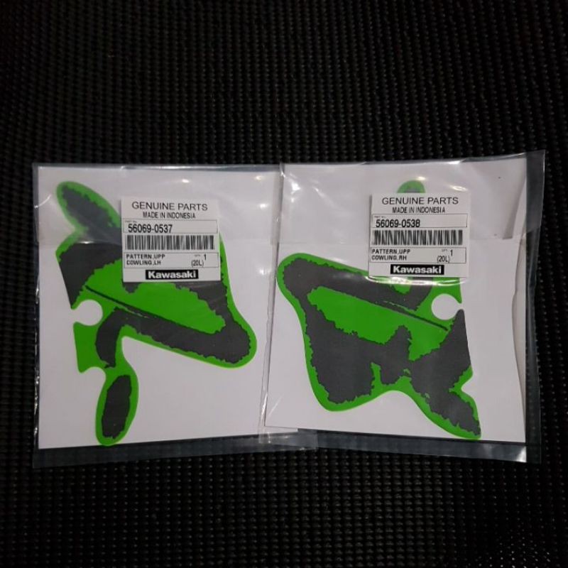 Stiker Striping Kanji Fairing Atas Ninja RR Old SE 2010 / 2011 Original