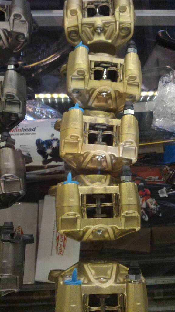 kaliper brembo 2 piston gold 84mm