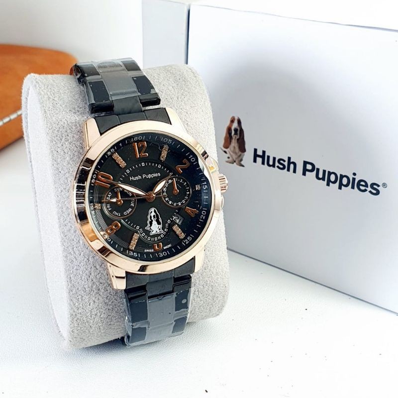 [BISA COD] Jam Tangan Wanita HUSH PUPPIES 11088 Free Box Ori & Baterai
