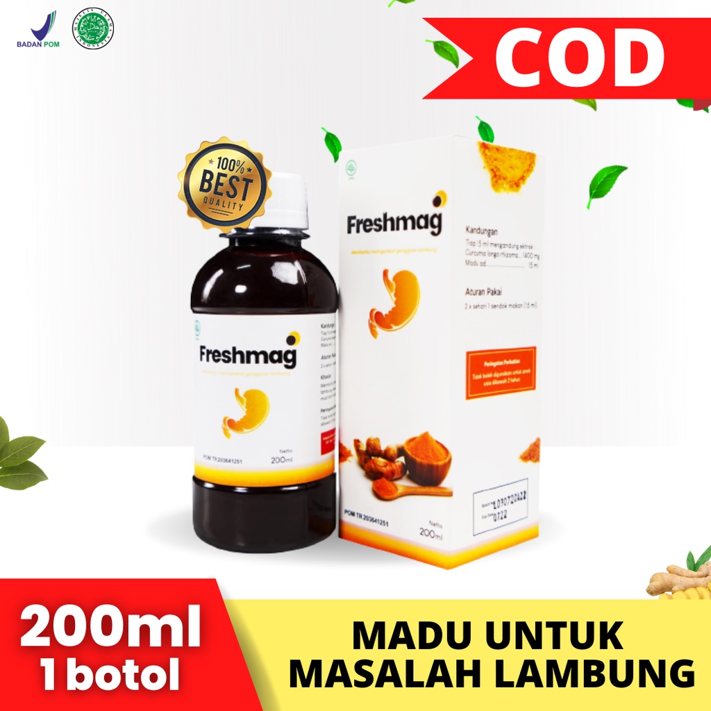 Freshmag Original - Fresh Maag Presmag Madu Herbal Alami Atasi Masalah Lambung Gerd Infeksi