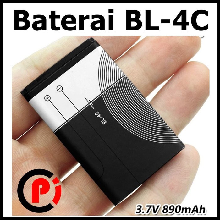 Baterai Battery Handphone Type BL4C BL 4C 3.7 Volt