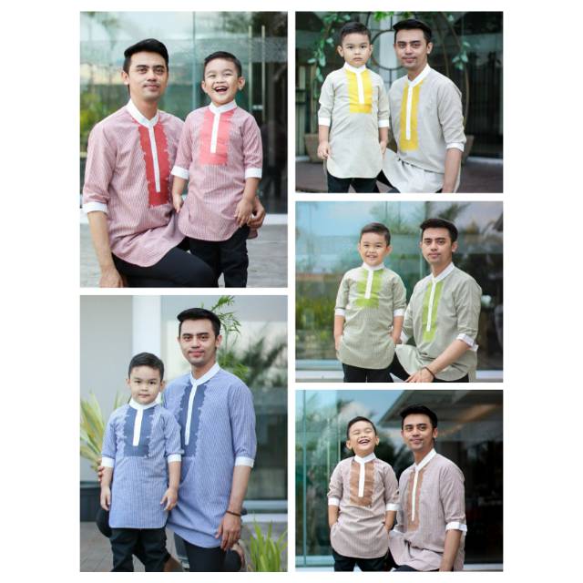KOKO COUPLE MODEL KURTA KODE KURTA AMMAR, KOKO AYAH ANAK, KOKO PAKISTAN
