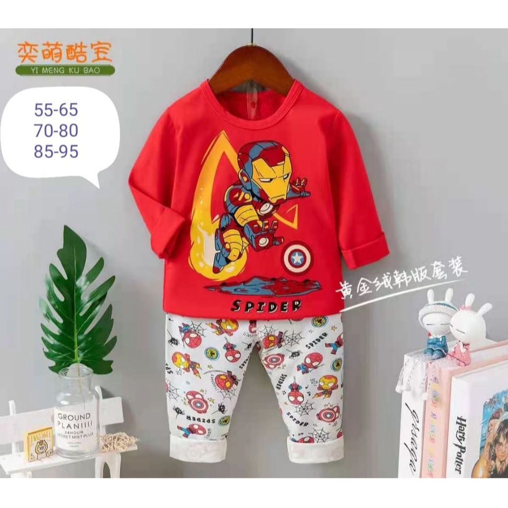 Baju Tidur Anak Ku Bao Import Usia 1-10 Tahun