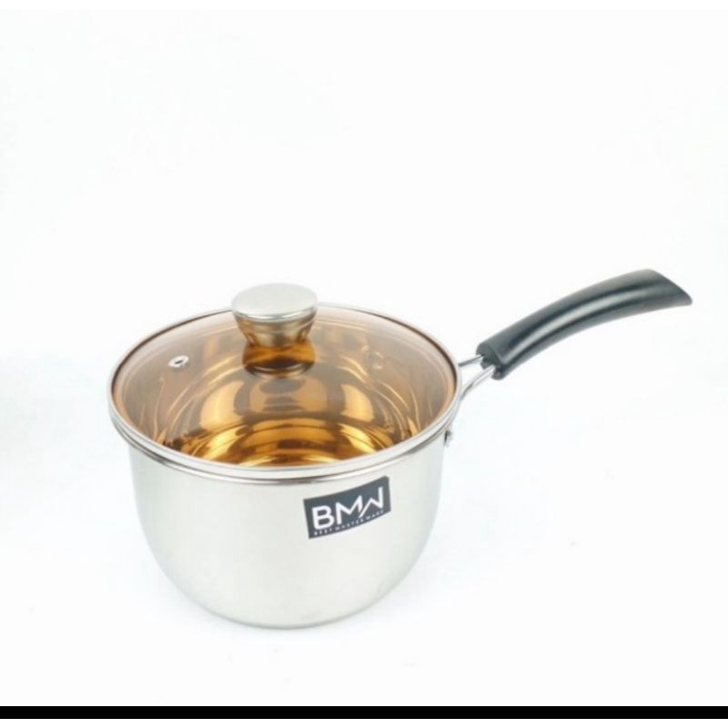 panci set stainless steel isi 3pcs /  wajan panci BMW gandalion set  stainless isi 3pcs / saucepan saucepot frypan stainless