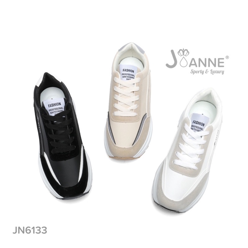 RESTOCK! [ORIGINAL] JOANNE Highsole Sporty Sneakers Shoes Sepatu Wanita #JN6133