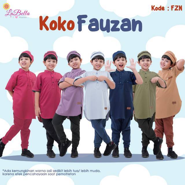 Koko Anak Fauzan by La Bella - Kemko Kid Set Celana Joger