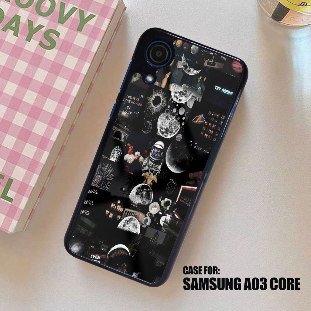 Casing Samsung A03 Core Case Hp Motif NASA Hardcase 2D Glossy