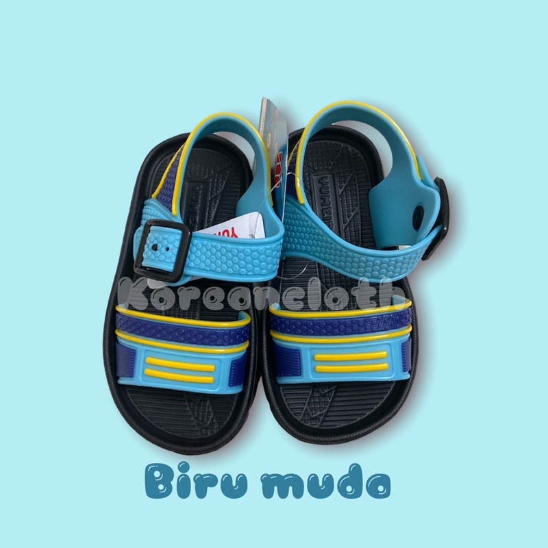 Yumeida 21101 Sandal Anak Balita Laki-Laki Sandal Gunung Tali Belakang ukuran 18-23