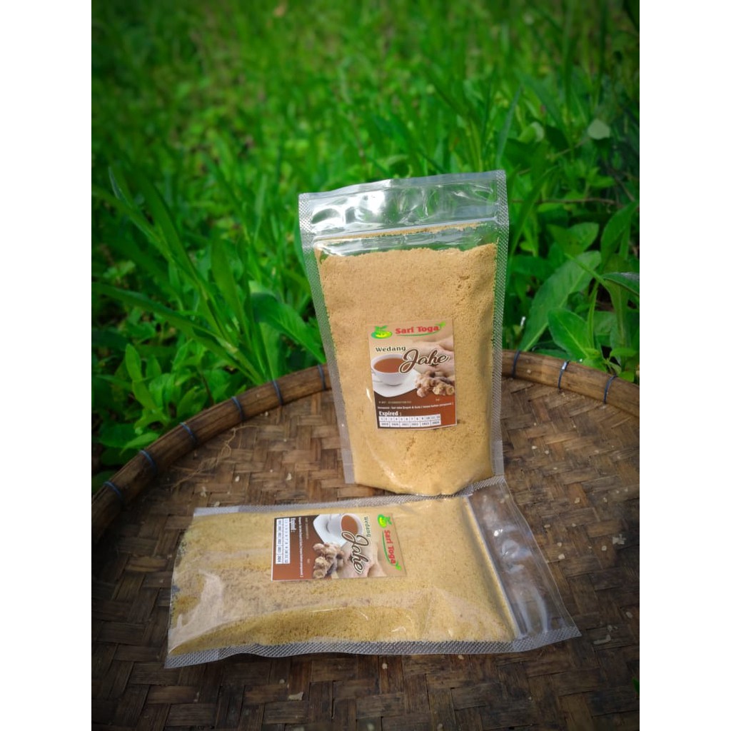 

Minuman Serbuk Herbal Saritoga Tinggal seduh JAHE EMPRIT+GULA PREMIUM 250GR Komposisi :