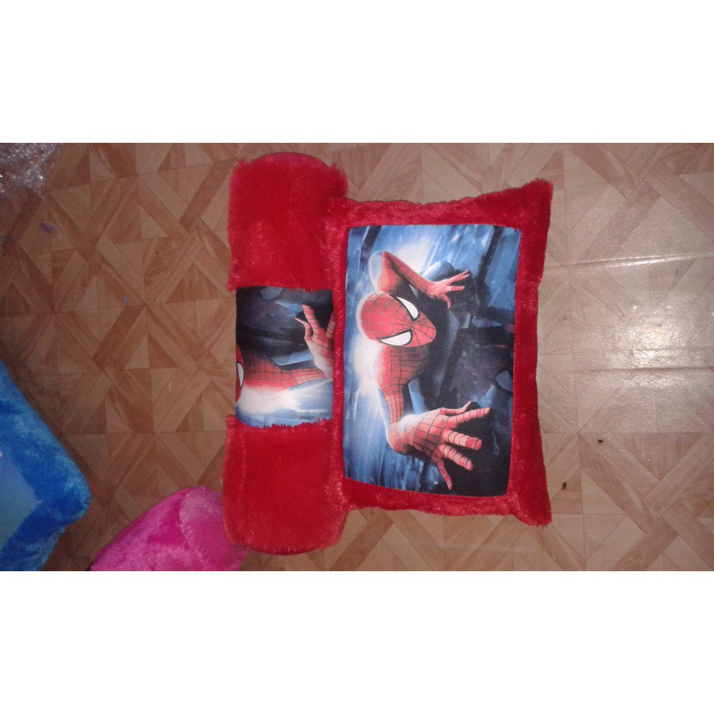 set bantal guling spiderman