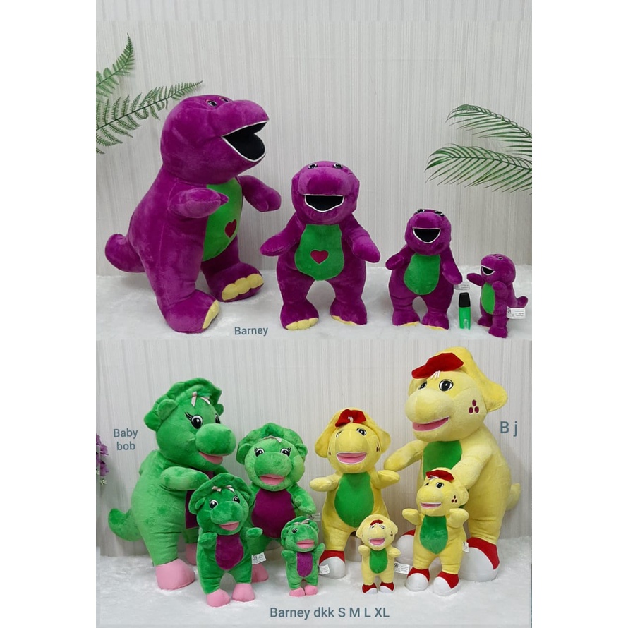 Boneka Barney xl/boneka karakter/boneka Barney Nyanyi/Boneka Bj/Boneka Baby Bob/Boneka Barney Dan Kawan kawan