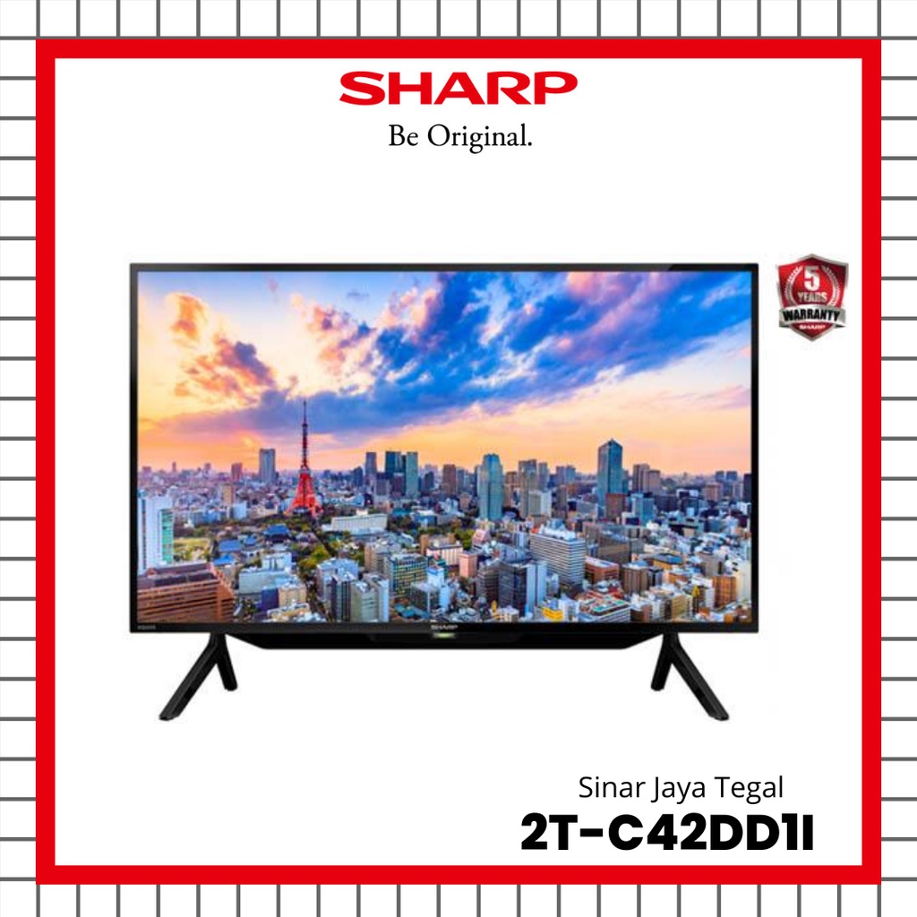 TV LED SHARP 42INCH 2T-C42DD1I DIGITAL TV