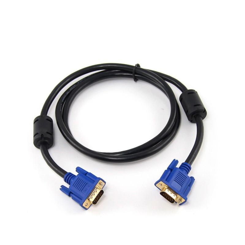 KABEL VGA TO VGA 1.5M Male to Male Standard High Quality 1.5 Mete