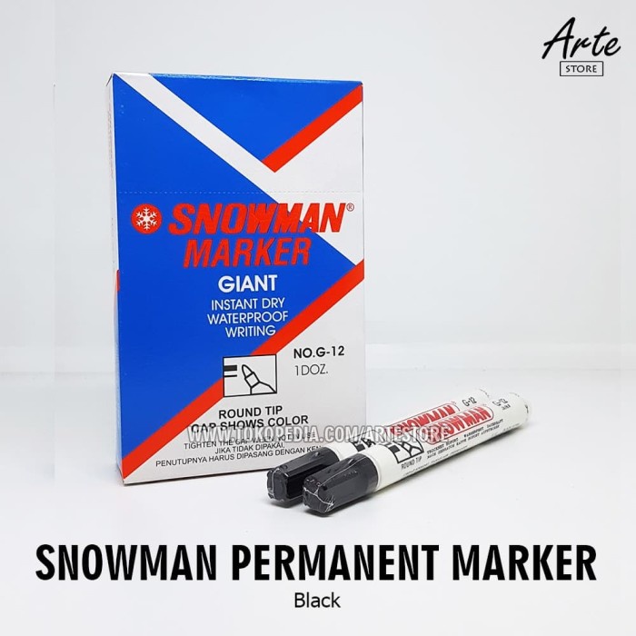 

Berkualitas Spidol Permanent Snowman 1 Pack (Semua Warna) Promo