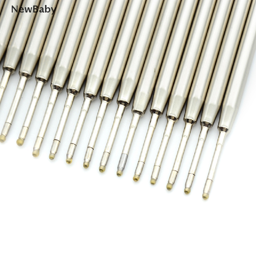 Newbaby 10pcs Refill Pulpen Tinta Biru 1.0mm Gaya parker