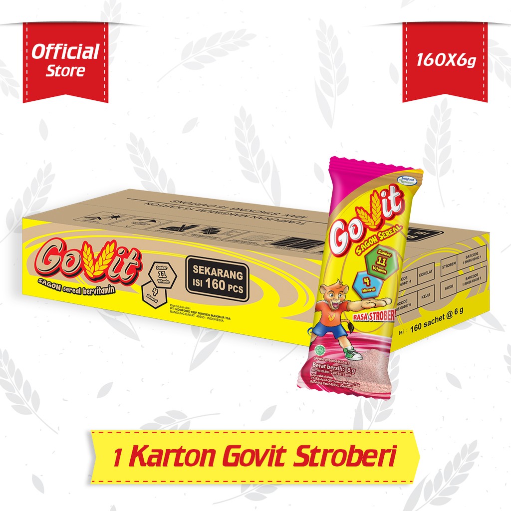 

Govit STROBERI Sachet (1 Carton)