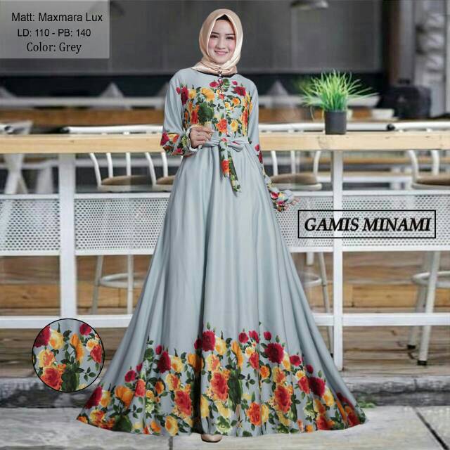 ALYA GAMIS SYARI MINAMI HIJAB DRESS MUSLIM FASHION