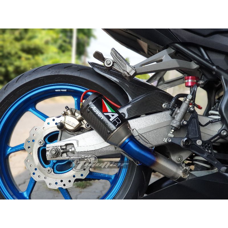 knalpot austin racing carbon slip on honda cbr250rr cbr 250rr
