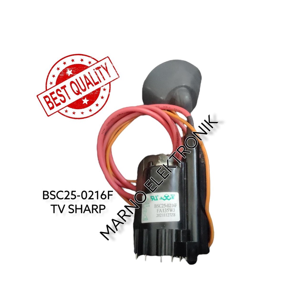 PLAYBACK TV SHARP BSC25-0216F FA135WJ FLYBACK BSC 25-0216F FA135WJ FBT BSC 25 0216 F FA 135 WJ ORIGI