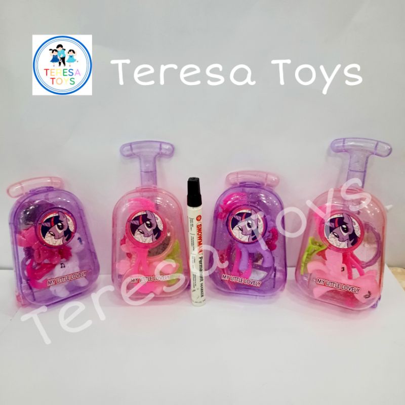 Teresa Toys....Mainan kuda poni koper. Maiinan koper mini.