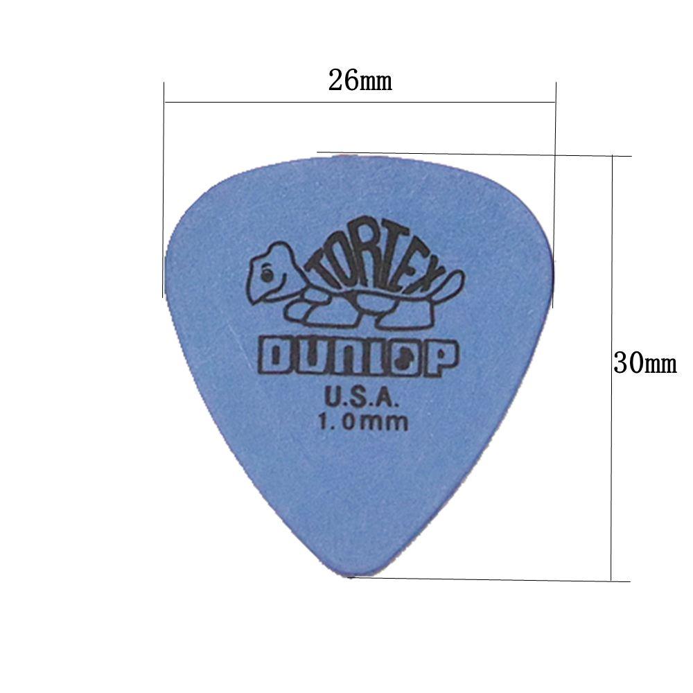 Lanfy Dunlop Guitar Picks 0.5/0.6/0.73/0.88/1.0/1.14mm 10pcs Vintage Grip Gitar Segitiga Mediator Bass Aksesoris Gitar Plectrum