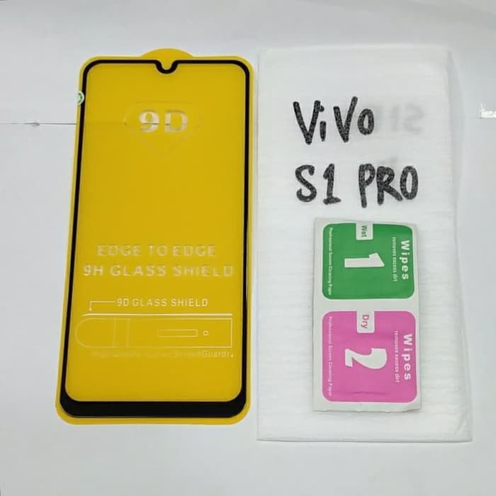 VIVO S1 PRO tempered glass full kaca gorila glass full 5D mantap