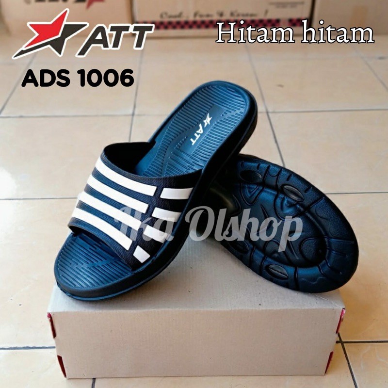 Sandal Slop Kokop Pria ATT ADS 1006-Hitam