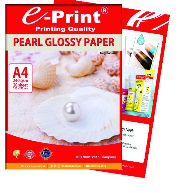 

➩ Kertas Foto e-Print Pearl Glossy A4 240 GSM ✦