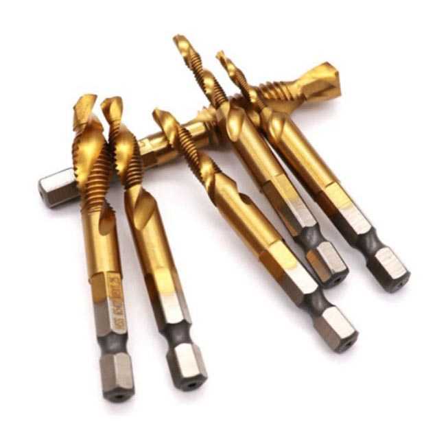 TD-DFA WALFRONT Mata Bor Drill Bit Countersink HSS M3-M10 6 PCS