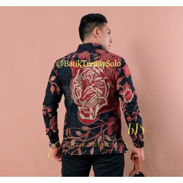 Hem  Kemeja Baju Batik Pria Cowok Laki Laki Slimfit Full Lapis Furing Lengan Panjang Lengan Pendek Original Asli Batik Jumanta Solo Laweyan Size S M L Xl XXL Bahan Katun Premium  118