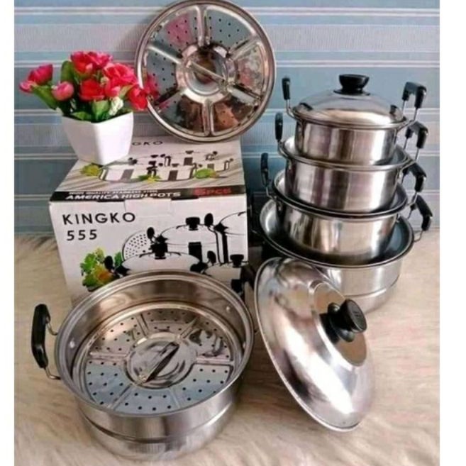 PANCI KINGKO 555 5 IN 1 + steamer set