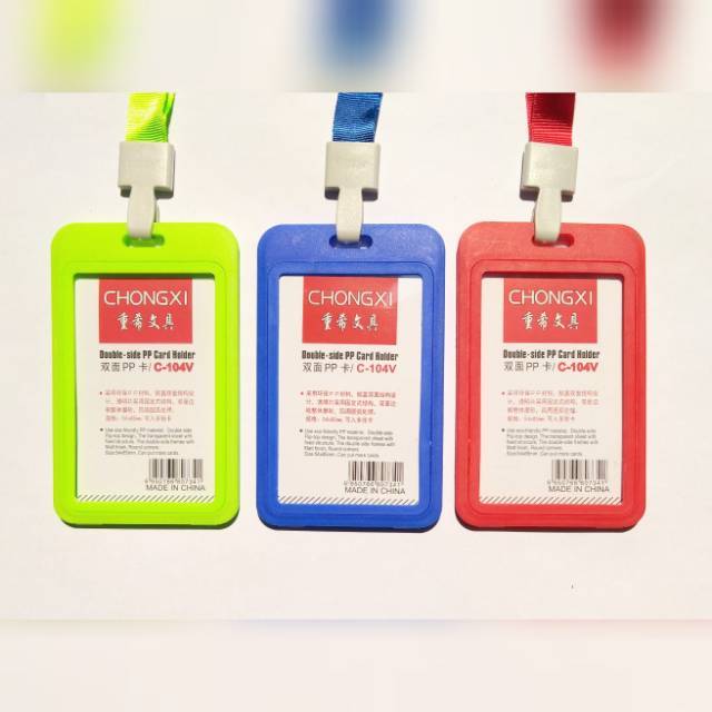 

Id Card Holder Double Transparan