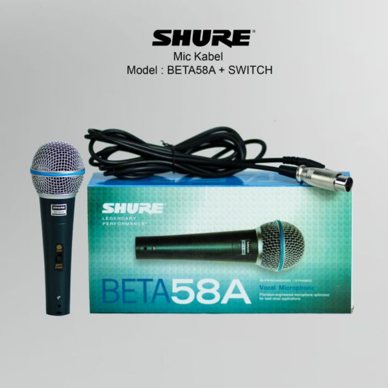 MIC SHURE BETA 58 MIK SHURE BETA 58 SWITCH