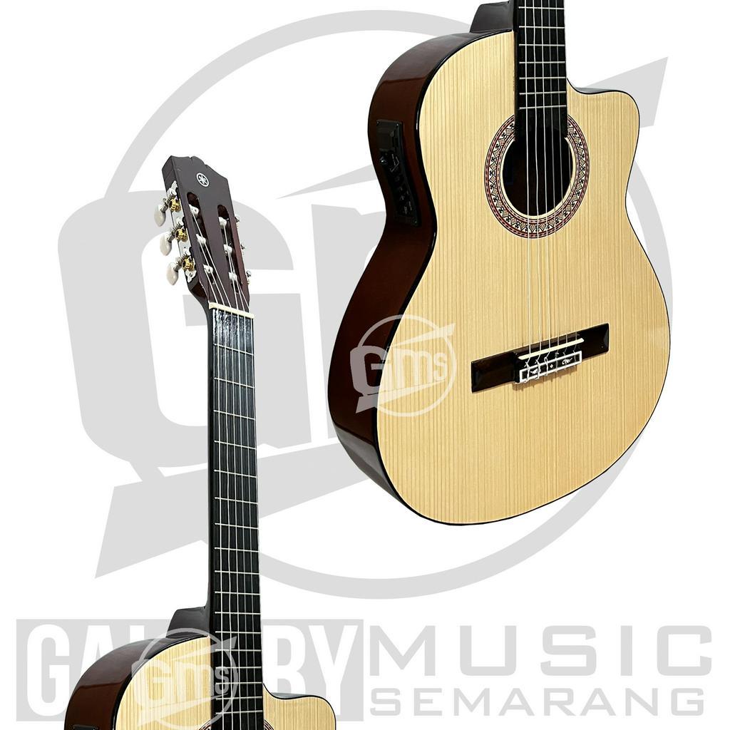 Gitar Klasik Elektrik Cutaway Nylon C315 Tanam Besi Gitar Klasik Elektrik Cutaway